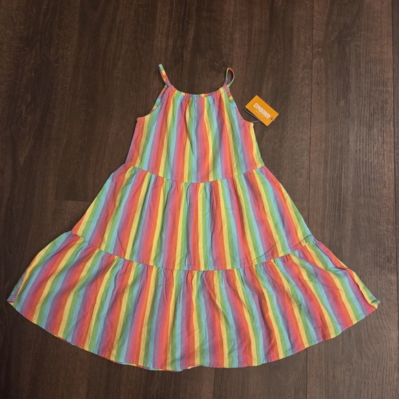NWT Gymboree Rainbow Striped Casual Dress - Picture 5 of 5